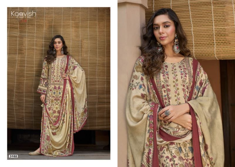 Rosewood By Kaavish Viscose Pashmina Dress Material